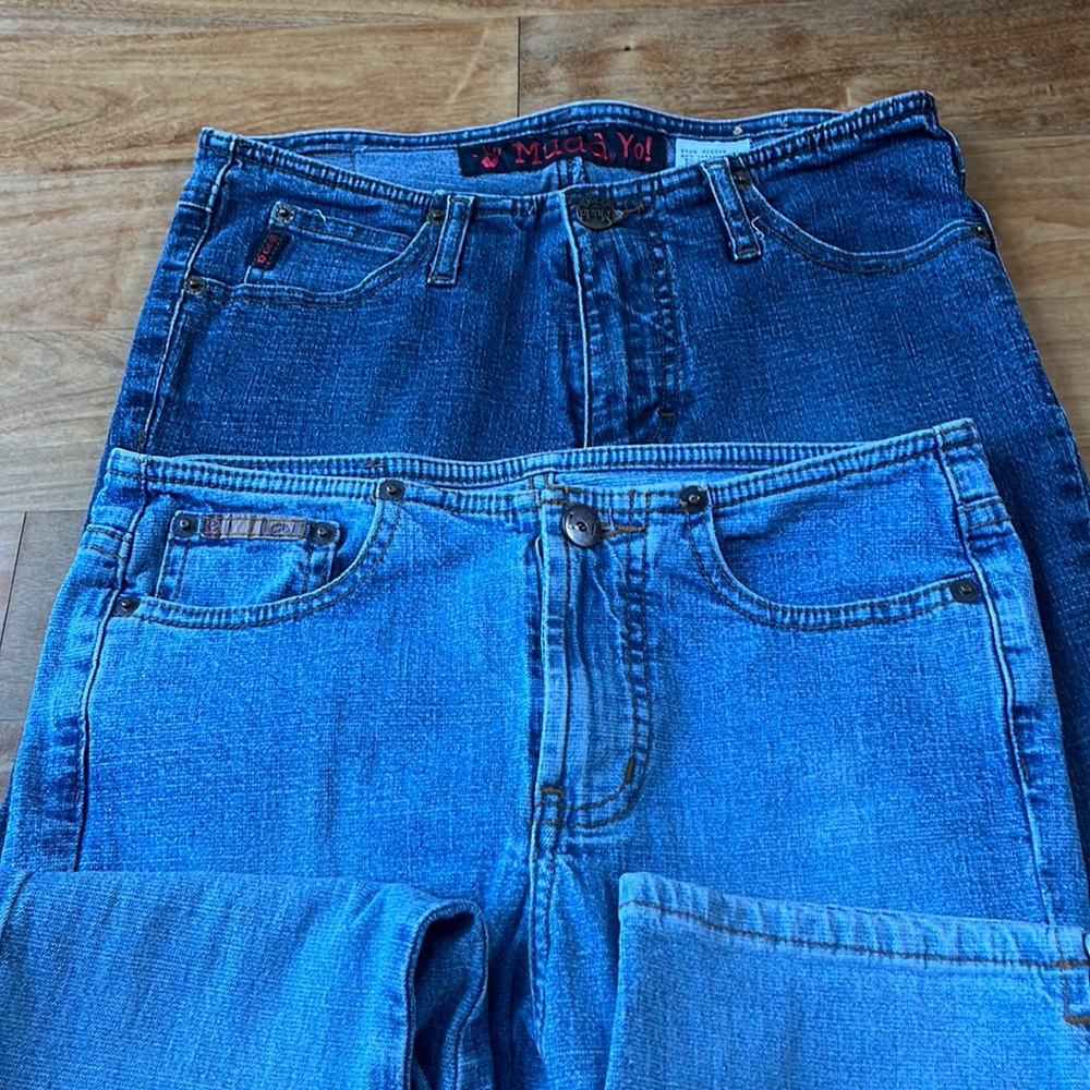 LEI and Miss denim skinny capri bundle